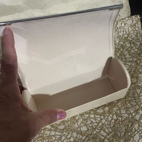 (Z6) Jimmy Choo Sunglasses Hard Case or Clutch Snake Print with MagneticClosure - Picture 3 of 8
